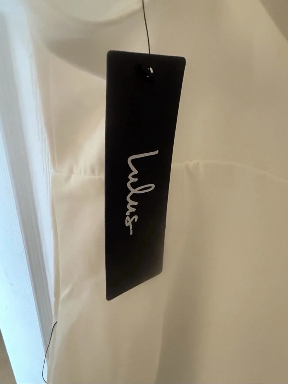 NWT Lulus Completely Regal White Rhinestone Sleeveless Column Maxi Dress medium - Picture 8 of 14